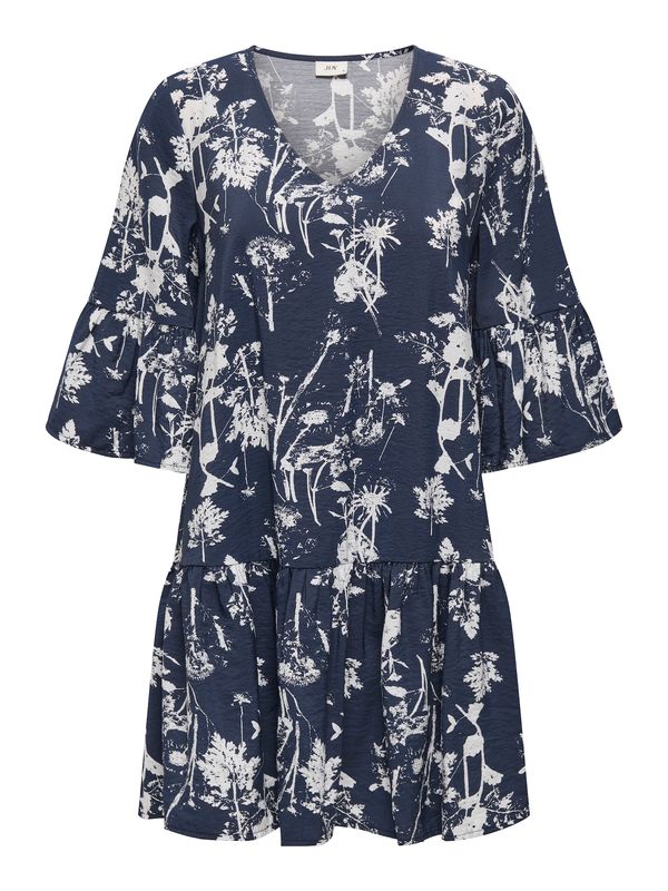 JDY JDY Obleka  temno modra / bela