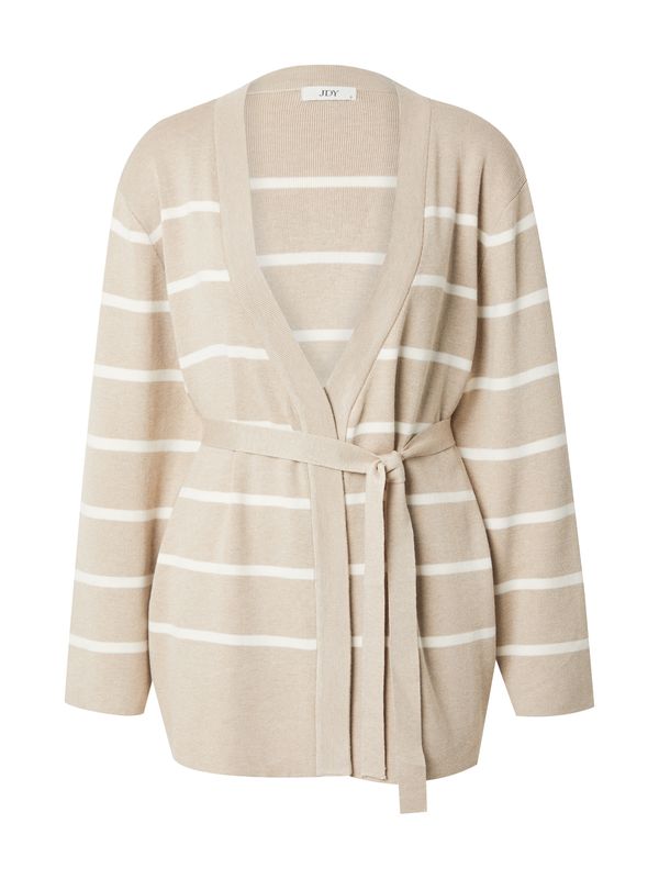 JDY JDY Pletena jopa 'JDYSARA'  pesek / bela