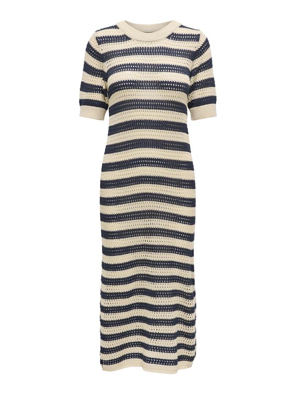 JDY JDY Pletena obleka 'JDYTIKKA IVY'  ecru / črna