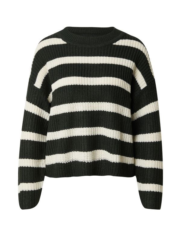 JDY JDY Pulover 'JDYJusty'  svetlo bež / temno zelena