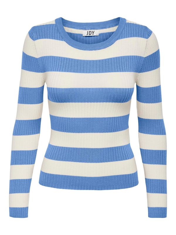 JDY JDY Pulover 'JDYPLUM'  azur / bela