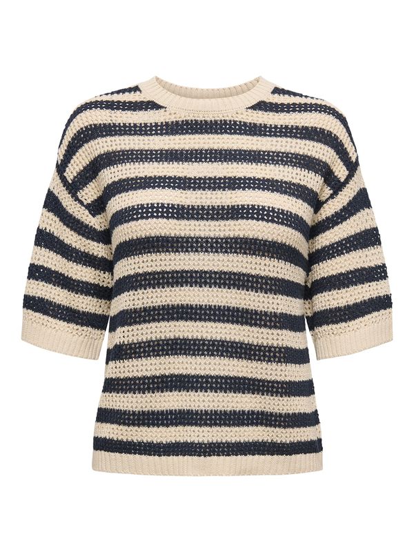 JDY JDY Pulover  kremna / nočno modra