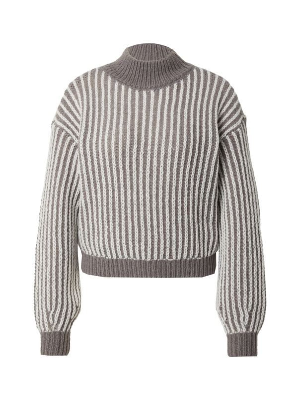 JDY JDY Pulover  temno siva / bela