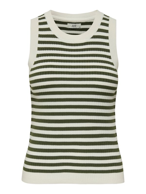 JDY JDY Top z naramnicami 'JDYAYA'  temno zelena / bela