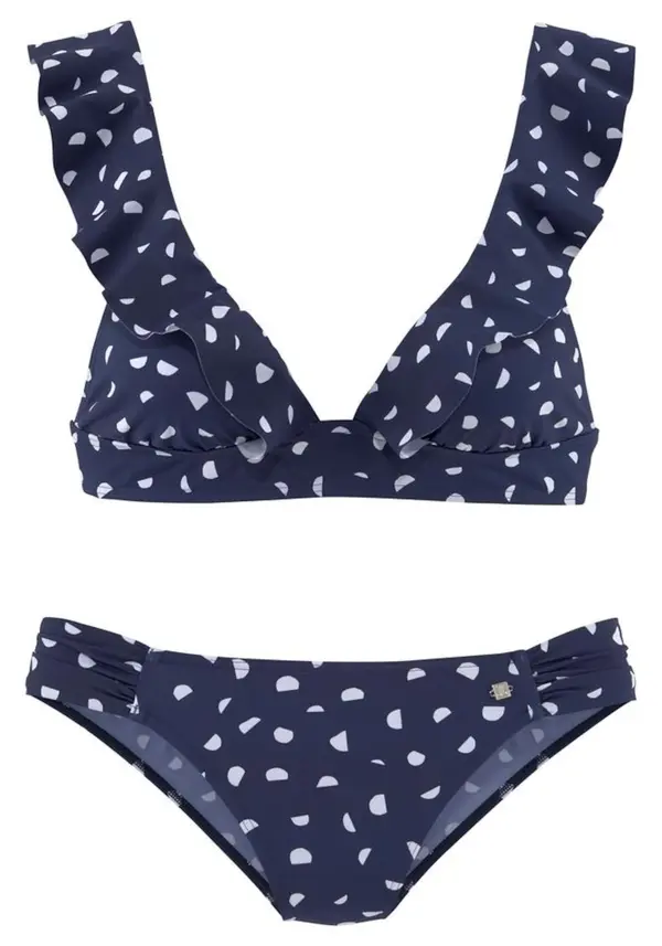 JETTE JETTE Bikini  mornarska / bela