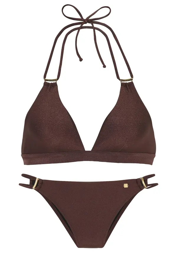 JETTE JETTE Bikini  temno rjava
