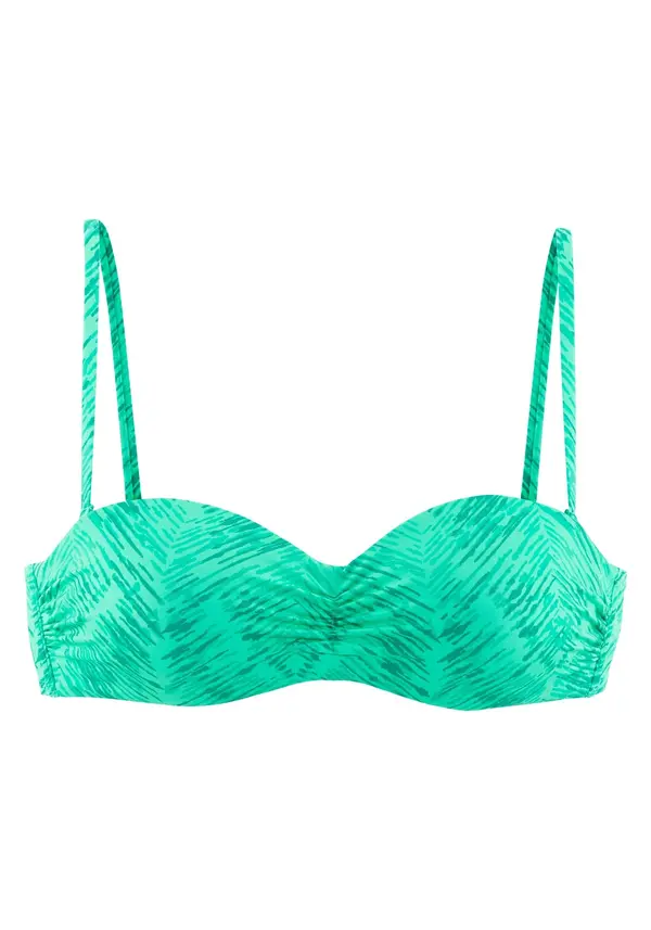JETTE JETTE Bikini zgornji del  svetlo zelena / temno zelena