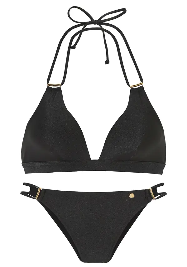 JETTE JETTE Bikini  zlata / črna
