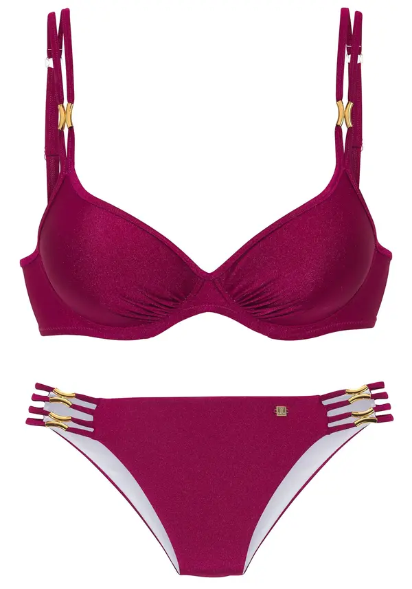 JETTE JETTE Bikini  zlata / jagoda