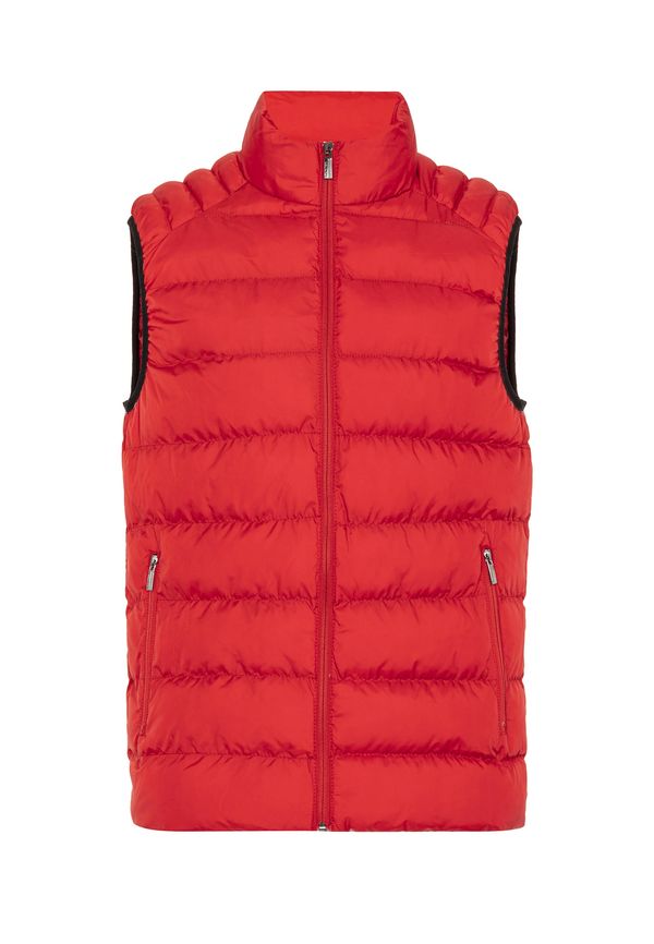 Jimmy Sanders Jimmy Sanders Brezrokavnik  rdeča / črna