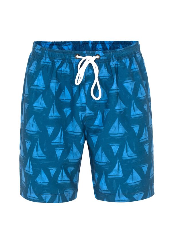 Jimmy Sanders Jimmy Sanders Kratke kopalne hlače  mornarska / nebeško modra