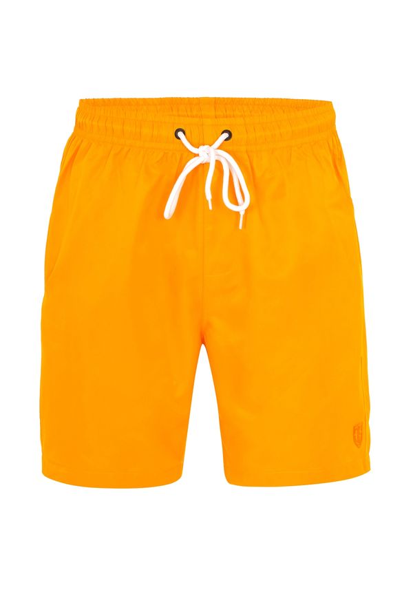Jimmy Sanders Jimmy Sanders Kratke kopalne hlače  oranžna / bela