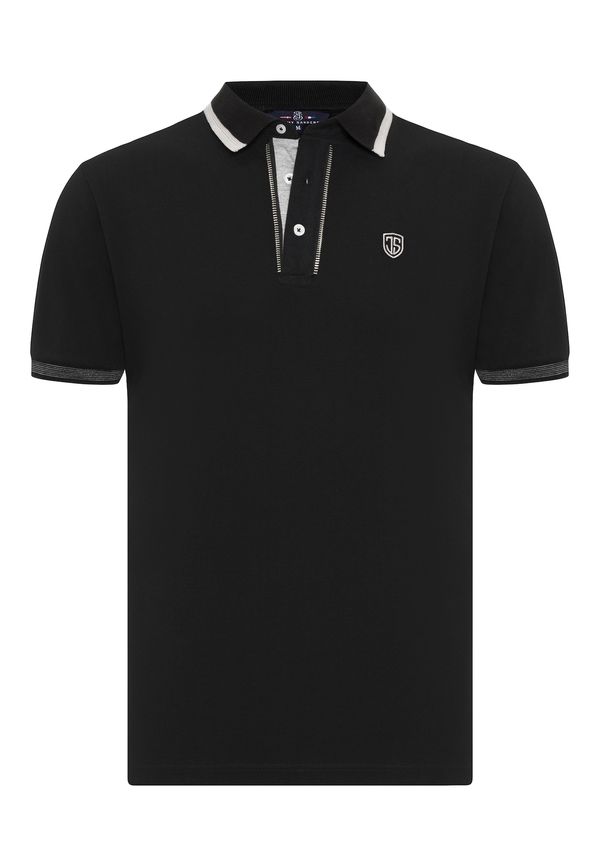 Jimmy Sanders Jimmy Sanders Majica  siva / črna / bela