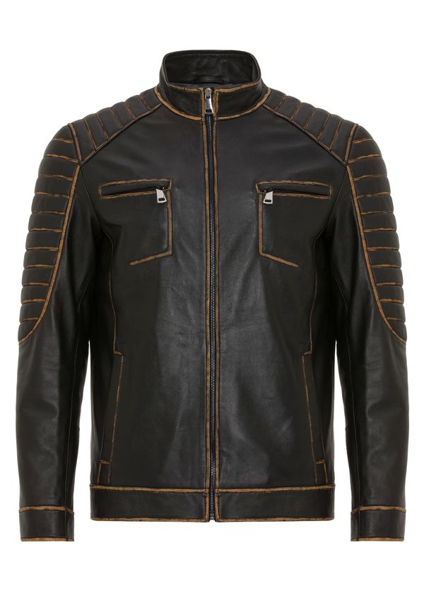 Jimmy Sanders Jimmy Sanders Prehodna jakna  bež / črna