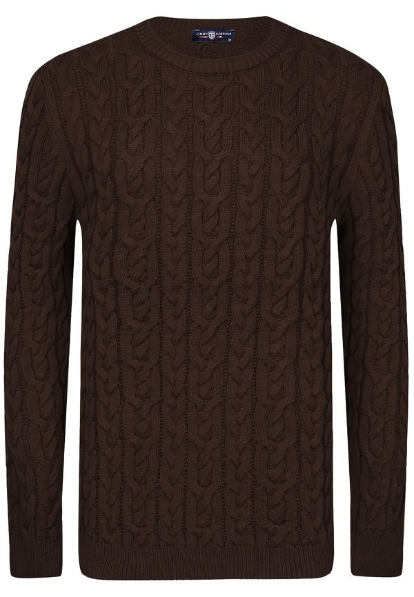 Jimmy Sanders Jimmy Sanders Pulover  čokolada