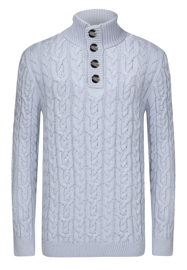 Jimmy Sanders Jimmy Sanders Pulover  svetlo modra