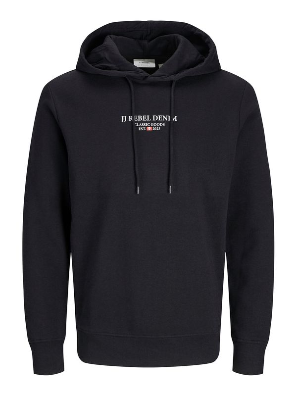 JJ Rebel JJ Rebel Majica  črna / bela