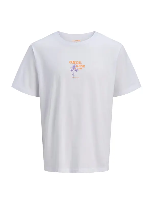 JJ Rebel JJ Rebel Majica 'JREBRILEY'  lila / oranžna / bela