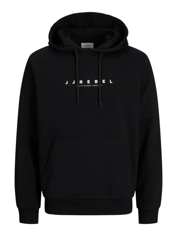 JJ Rebel JJ Rebel Majica 'JREBROCKY'  črna / bela
