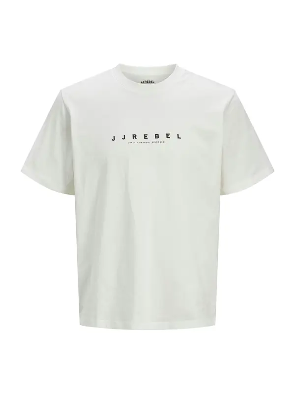 JJ Rebel JJ Rebel Majica 'JREBROCKY'  črna / bela