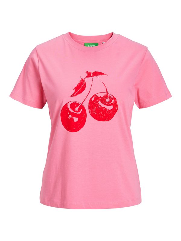 JJXX JJXX Majica 'JXEMILIE'  svetlo roza / rdeča