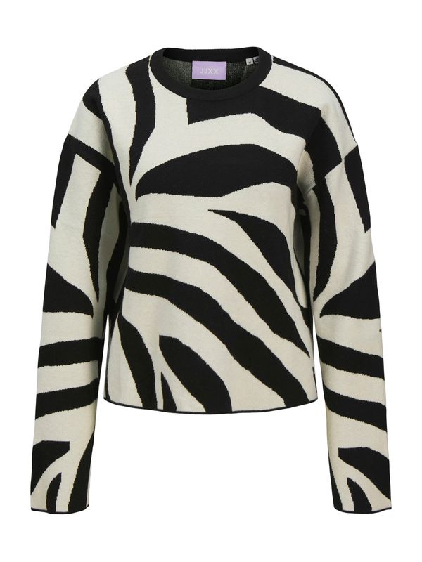 JJXX JJXX Pulover  črna / off-bela