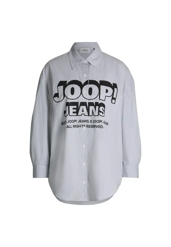 JOOP! Jeans JOOP! Jeans Bluza 'Brenda'  siva / črna / bela