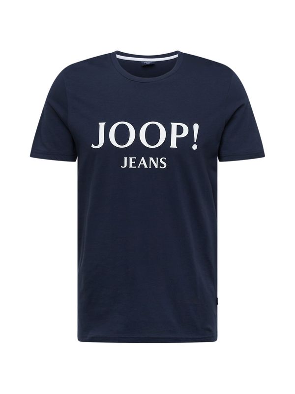 JOOP! Jeans JOOP! Jeans Majica 'Alex'  temno modra / bela