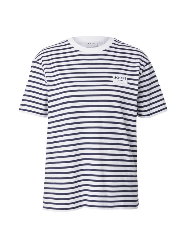 JOOP! Jeans JOOP! Jeans Majica 'Teele'  temno modra / bela