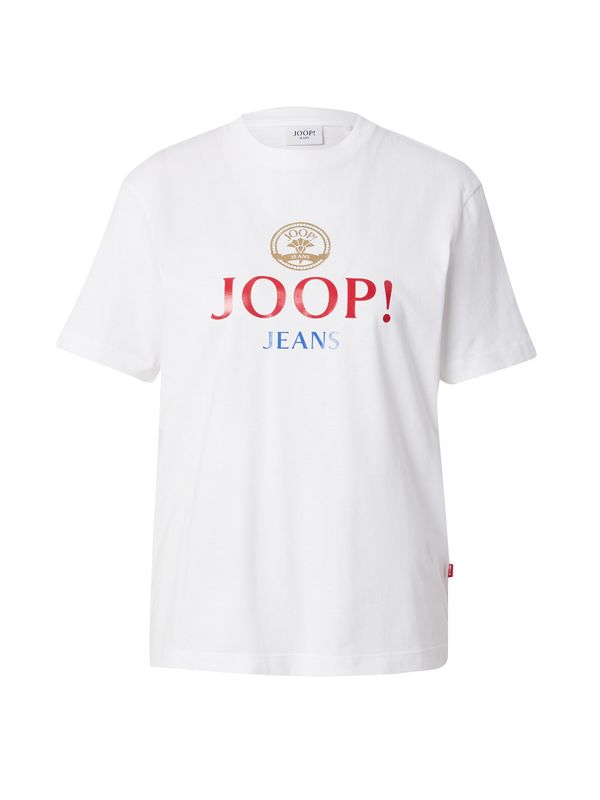 JOOP! Jeans JOOP! Jeans Majica 'Temari'  modra / umbra / rdeča / bela