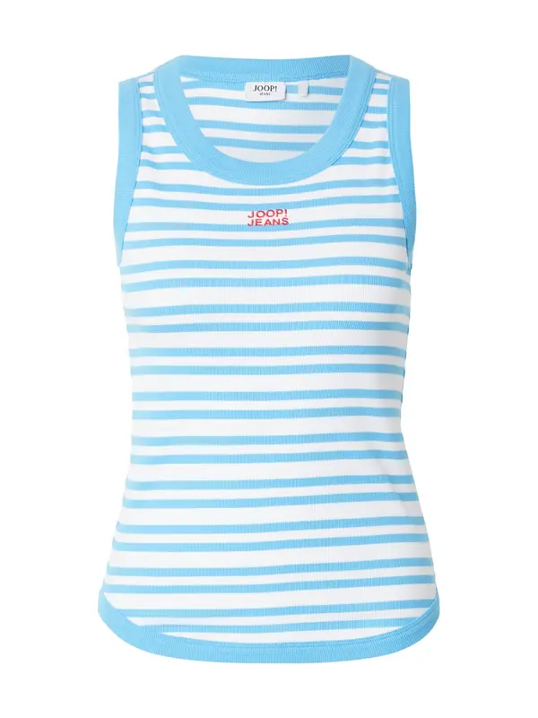 JOOP! Jeans JOOP! Jeans Top 'Tiani'  nebeško modra / bela