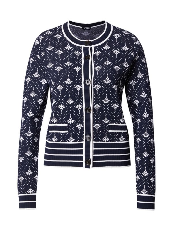 JOOP! JOOP! Pletena jopa 'Kaisa'  marine / bela