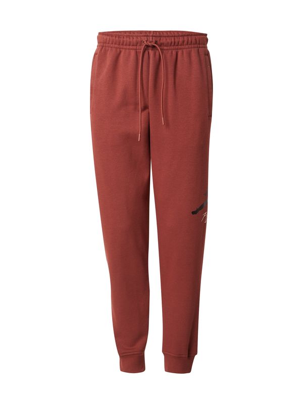 Jordan Jordan Hlače 'ESS'  rjasto rjava / črna