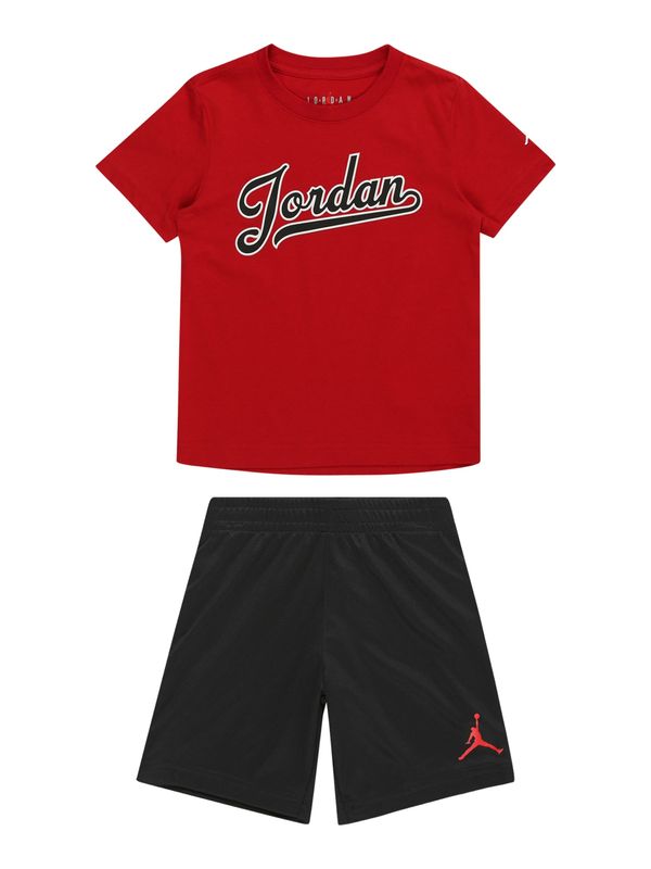 Jordan Jordan Komplet 'FLIGHT'  ognjeno rdeča / črna / bela