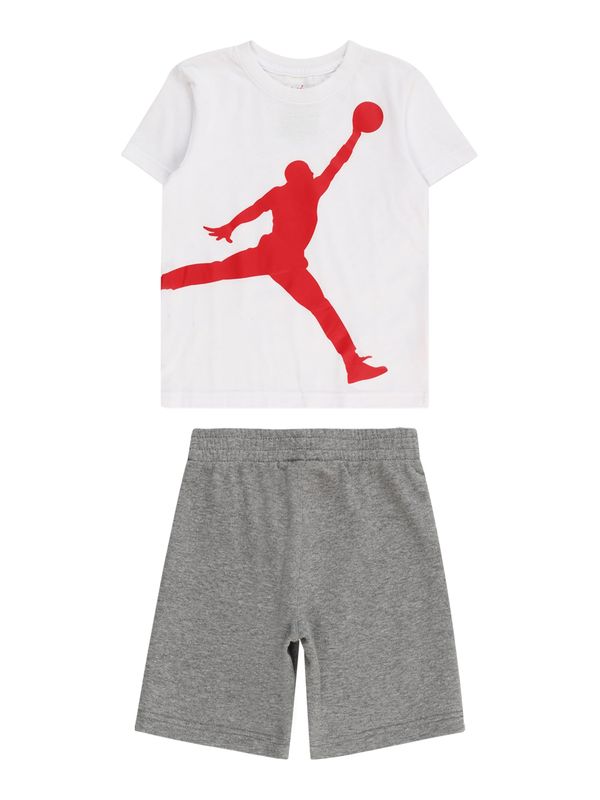 Jordan Jordan Komplet 'JUMBO'  pegasto siva / rdeča / off-bela
