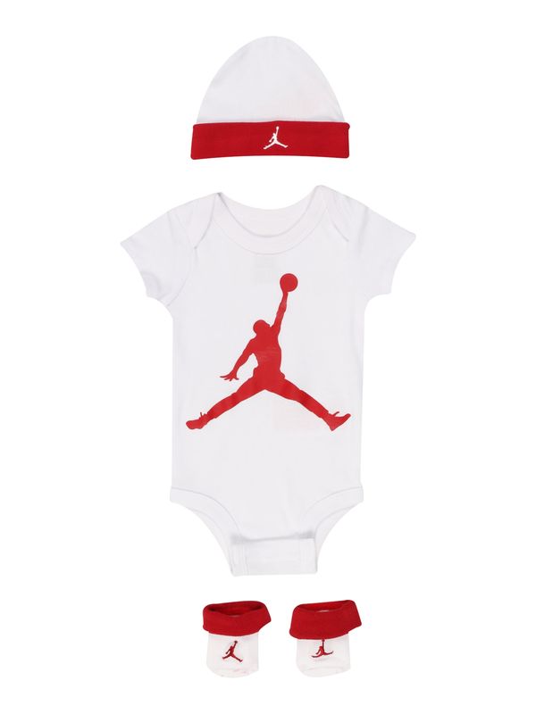 Jordan Jordan Komplet 'JUMPMAN'  rdeča / bela