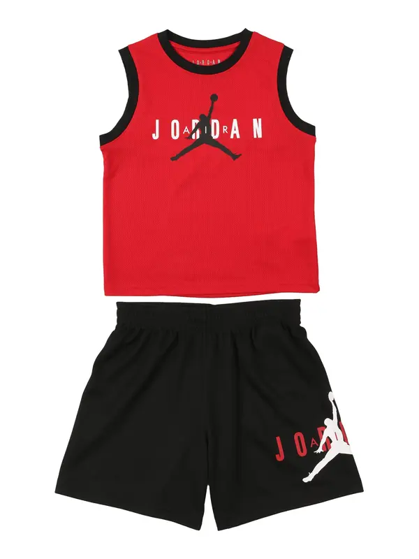 Jordan Jordan Komplet  rdeča / črna / bela