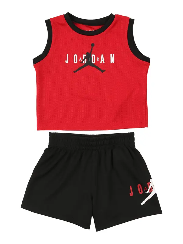 Jordan Jordan Komplet  rdeča / črna / bela