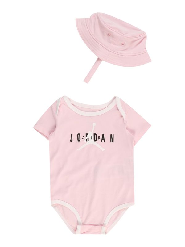 Jordan Jordan Komplet  roza / črna / bela