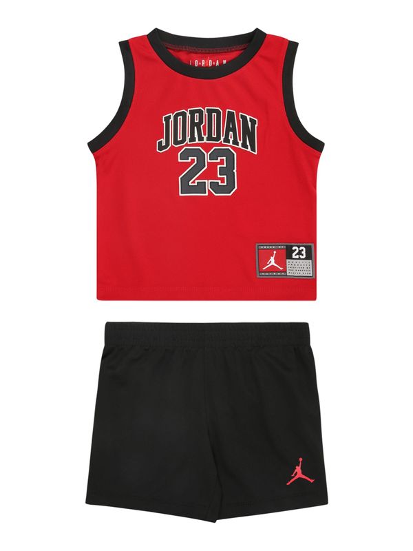 Jordan Jordan Komplet  siva / rdeča / črna / bela