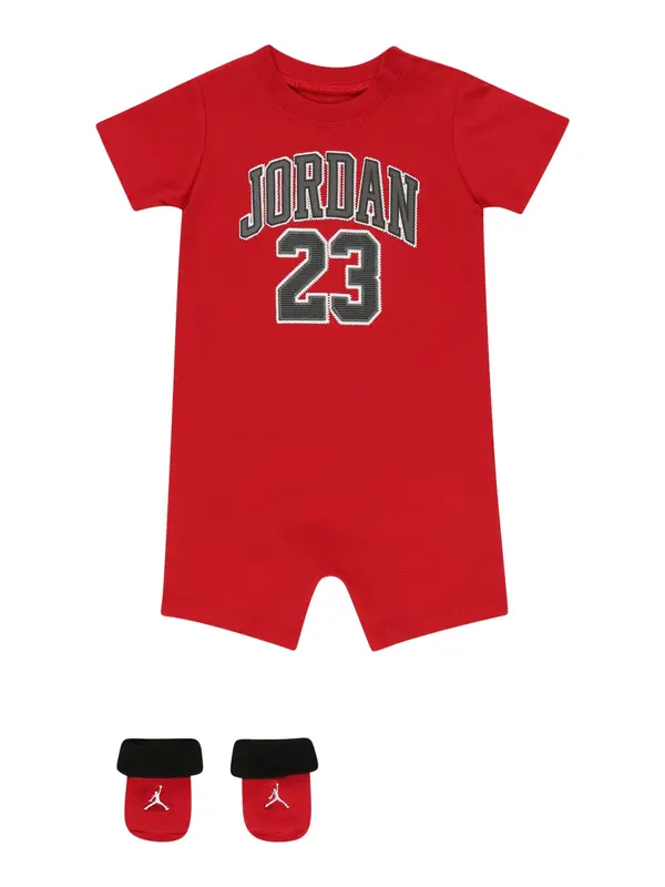 Jordan Jordan Komplet  temno zelena / rdeča / črna / bela
