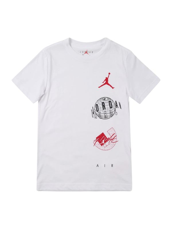 Jordan Jordan Majica 'Air'  rdeča / črna / bela