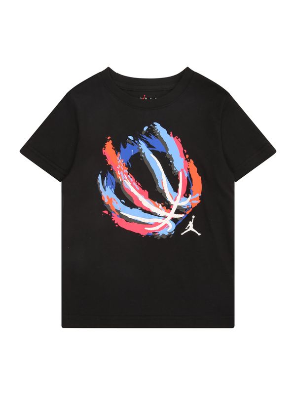 Jordan Jordan Majica 'BBALL FIRE'  safir / svetlo modra / temno oranžna / črna