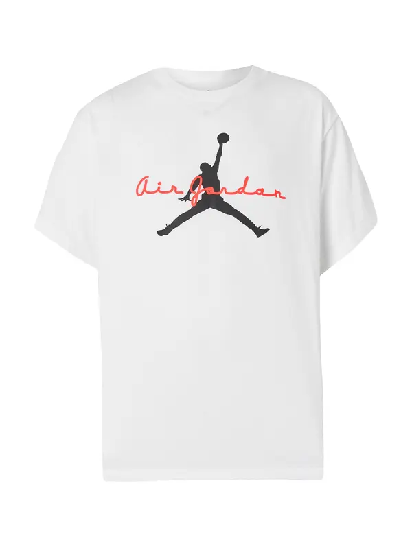 Jordan Jordan Majica 'BRK ESS 85'  oranžno rdeča / črna / bela