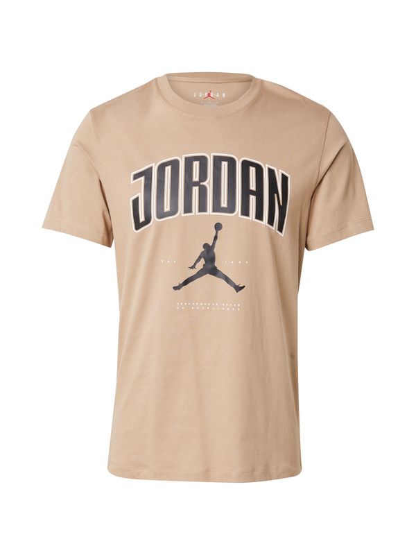 Jordan Jordan Majica 'CITY 88'  pesek / črna