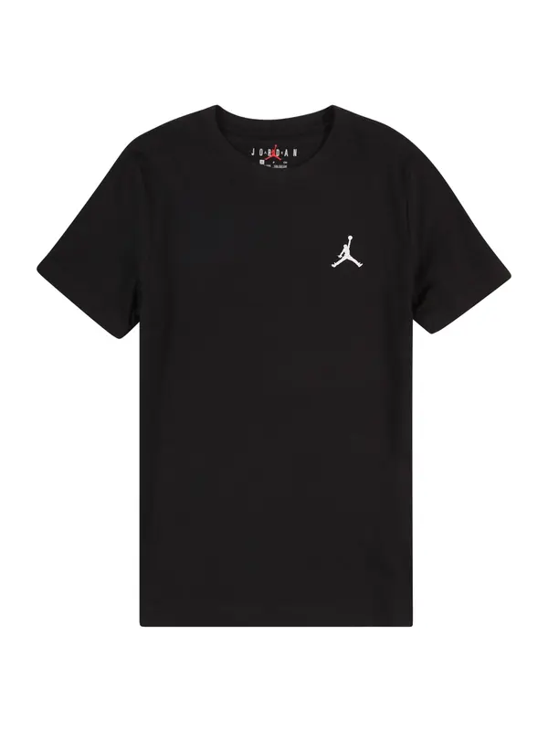Jordan Jordan Majica  črna / bela