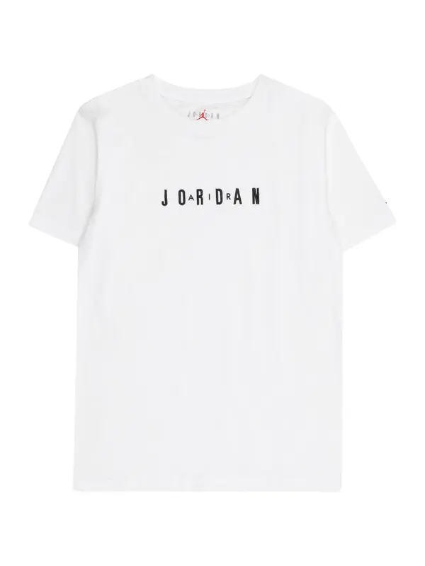Jordan Jordan Majica  črna / bela