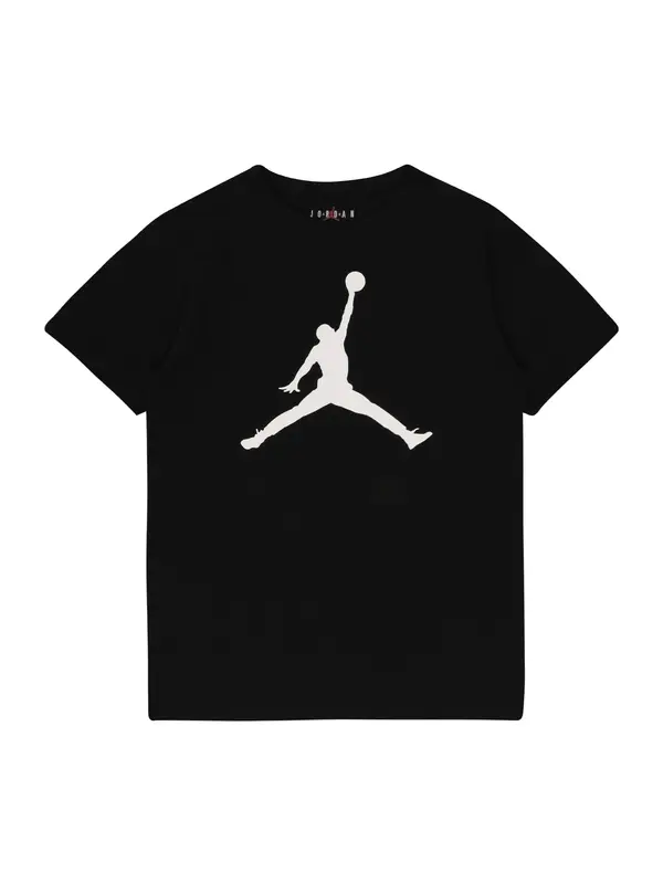 Jordan Jordan Majica  črna / bela
