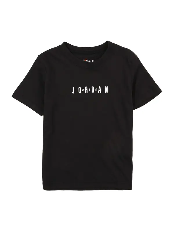 Jordan Jordan Majica  črna / bela