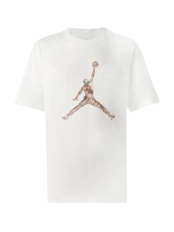 Jordan Jordan Majica  ecru / kaki / jelka / temno zelena